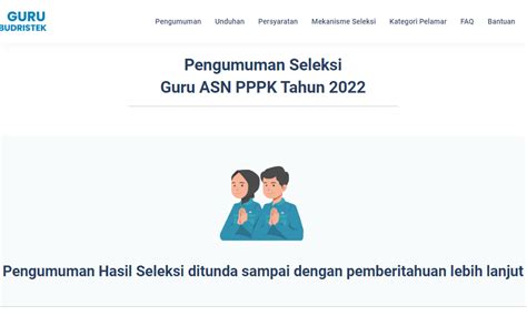 Ditunda Pengumuman Hasil Seleksi Guru Asn Pppk Tahun 2022 Mengapa