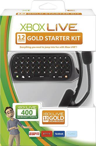 Microsoft Xbox Live Gold 12 Month Starter Kit Best Buy