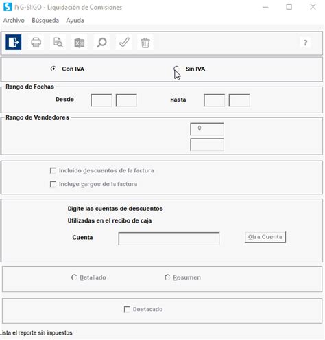 Liquidación de comisiones Comisiones Portal de Clientes Siigo