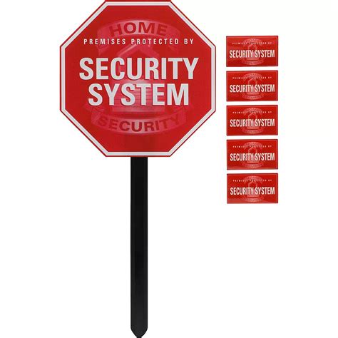 GE Security Sign With Yard Stake | The Home Depot Canada