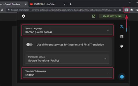 speech translator google chrome