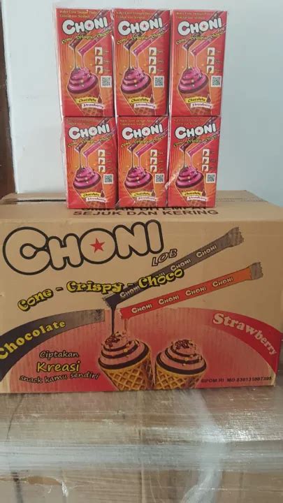 choni wafer cone  pack isi  pcs lazada indonesia