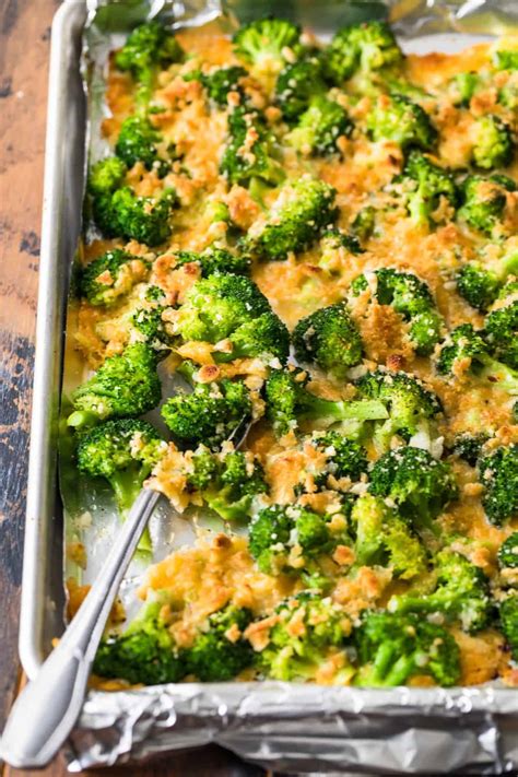 Crispy Cheesy Roasted Broccoli Recipe The Cookie Rookie