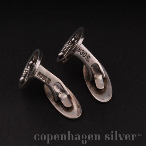 Vintage Solid Silver Cufflinks | Copenhagen Silver