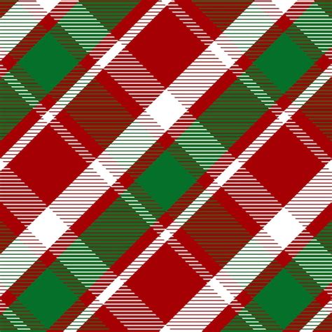 Free Vector Plaid Style Background With Christmas Colours