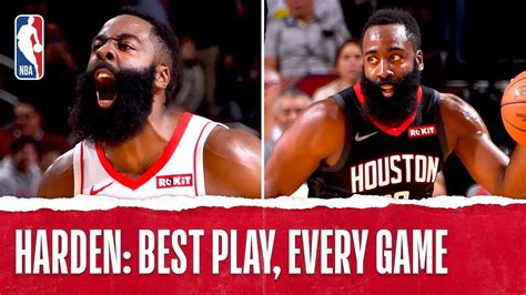 James Harden S Best Plays From Every Game Youtube