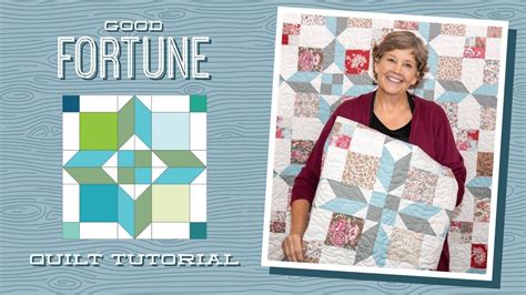 Make A Good Fortune Quilt With Jenny Doan Of Missouri Star Video Tutorial You In 2020