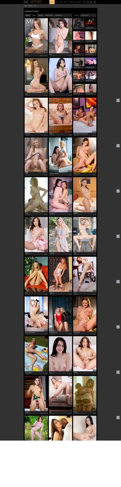 Freeones Gives Porn Site Met Art An Overall Review Rating Of