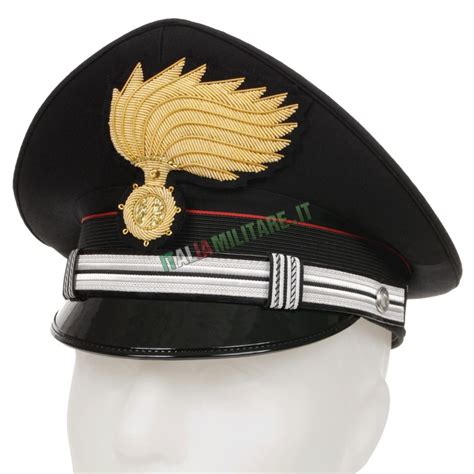 Berretto Carabinieri Da Maresciallo Ordinario Cappello Completo