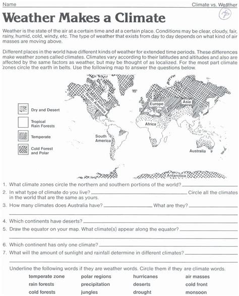 Lesson Plans For 3rd Grade Science On Weather