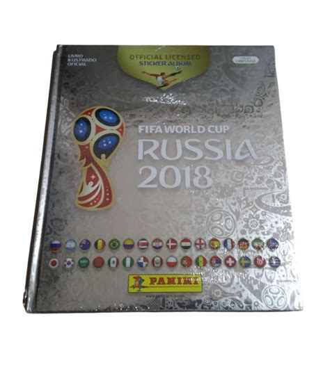 Álbum Copa Do Mundo Fifa Rússia 2018 Panini Capa Dura Prata LIVRO SHOP