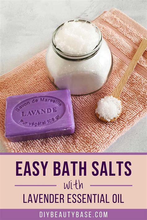 Diy Lavender Bath Salts 4 Ways Diy Beauty Base