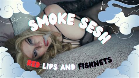 Red Lips B Nails And Fishnets Smoke Sesh Hanna Hentai Clips Sale