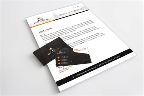 Letterhead With Business Card - Letterhead Design Inspiration - 111939 ...