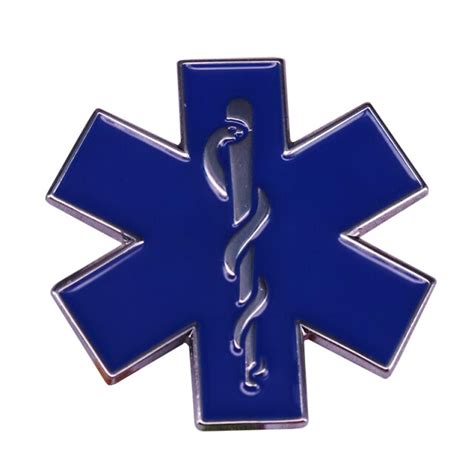 Star Of Life Lapel Pin Metal Blue The Paramedic Shop Cc