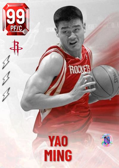 Nba K Kdb Custom Card Titanium White Yao Ming