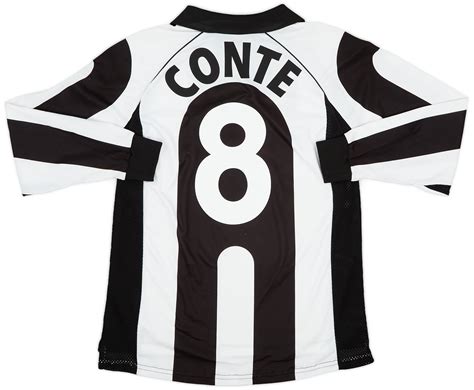 Juventus Centenary Home L S Shirt Conte M