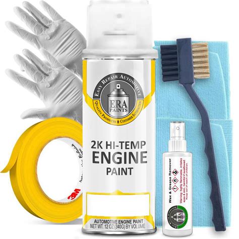 Yellow Engine Paint Kit With Omni-Curing Catalyst Technology – 2K High ...