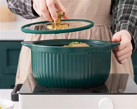 Ceramic Pots For Kitchen | 2.5L Best Ceramic Cookware