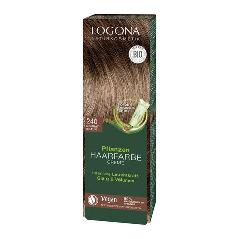 Logona Pflanzenhaarfarbe Creme Nougatbraun Ml