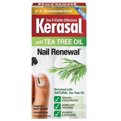 Kerasal® Nail Renewal™ plus Tea Tree Oil, Nail Repair Solution with Te