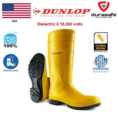 DUNLOP C462743 FL Purofort Rig Air Full Safety Fur Lining Boot Brown