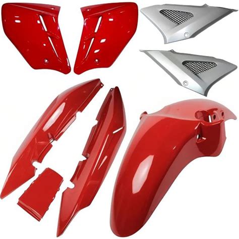 Kit Carenagem Completo Cbx 250 Twister 2004 Até 2005 Vermelho