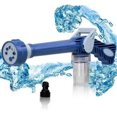 Blue Ez Jet Water Cannon In Hose Nozzle Multi Function Spray Gun