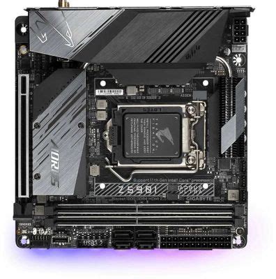 Материнская плата GIGABYTE Z590I AORUS ULTRA LGA 1200 Intel Z590