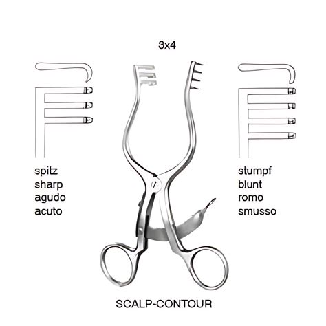 Scalp Contour Retractor Cm Reda Instrumente Gmbh