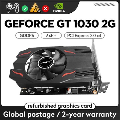 Yeston Nvidia GeForce GT 1030 Graphics Card(FAST SHIPPING), 4GB 64-Bit ...