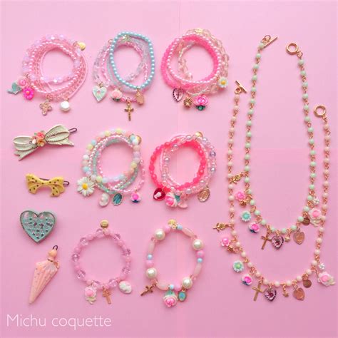 Pin By On Michu Coquette Diy Kawaii Jewelry Beaded