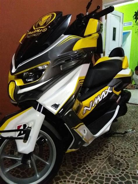 Kumpulan Modifikasi Nmax Hitam Kuning Terlengkap Modifikasi Motor Beat Terbaru