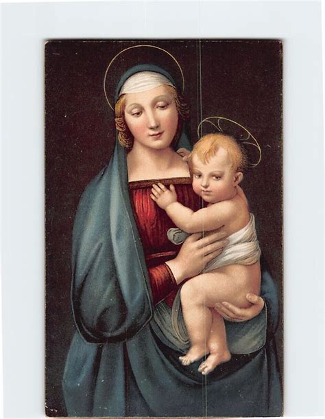 Postcard La Madonna Della Del Granduca By Raffaello Sanzio Florence