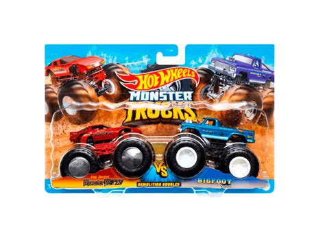 Hot Wheels Monster Trucks Monster Vette Vs Bigfood Fyj Hdg