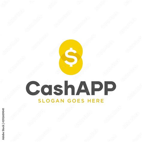 Cash App Dollar Logo Design Concept Stock Vector | Adobe Stock