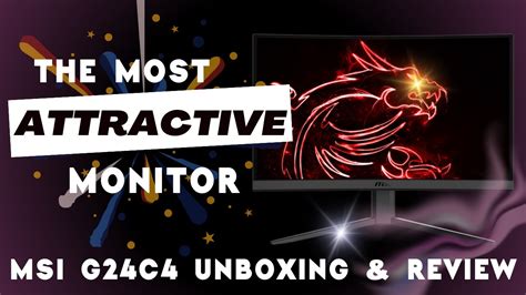 The Ultimate MSI G24C4 Curved Gaming Monitor Review: 4K, 144Hz, & More ...