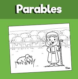 Parable Of The Lost Sheep Coloring Page Minutes Of Quality Time