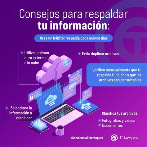 Consejos para el respaldo de tu información Blog Derecho Informático