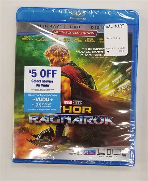 Thor: Ragnarok (Blu-ray + DVD + Digital) - Walmart.com