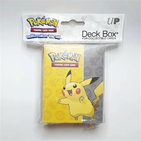 Neuf Deck Box Pok Mon Pikachu Boite De Rangement Ultrapro Trading Card