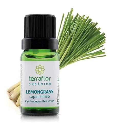 Aceite esencial de citronela orgánico Terraflor 10 ml MercadoLibre