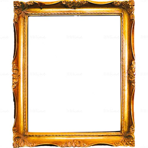 Ретро рамка за снимки, прозрачен PNG