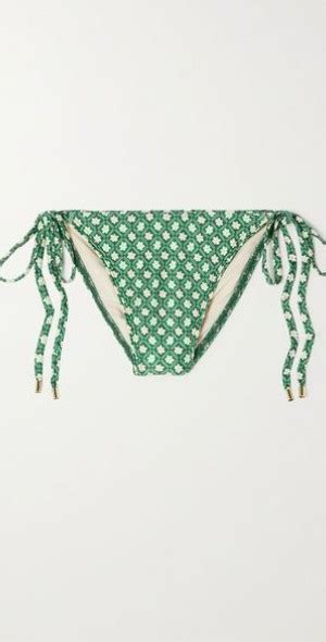 Peony Net Sustain Floral Print Stretch Econyl Bikini Briefs