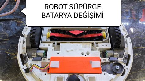 ROBOROCK S5 MAX BATARYA 7000 mah S5 MAX PİL DEĞİŞİMİ ROBOT SÜPÜRGE