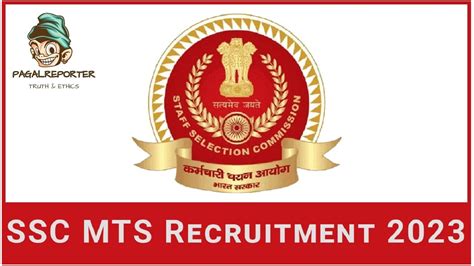 Ssc Mts New Vacancy Pagal Reporter