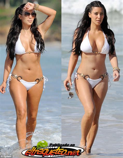 Eltraqueteo Net Fotos De Kim Kardashian En Bikini Playas De Mexico