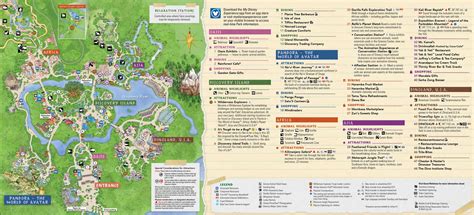 Disney's Animal Kingdom map Theme Park map