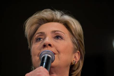 Hillary Clinton Horizontal Smiling 2 Editorial Stock Photo Image Of