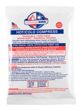 MacGill Reusable Therma Kool 3 X 5 Cold Hot Pack